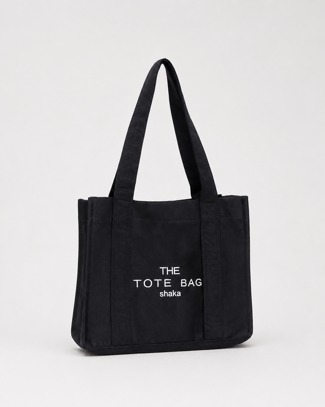 Black Canvas Tote