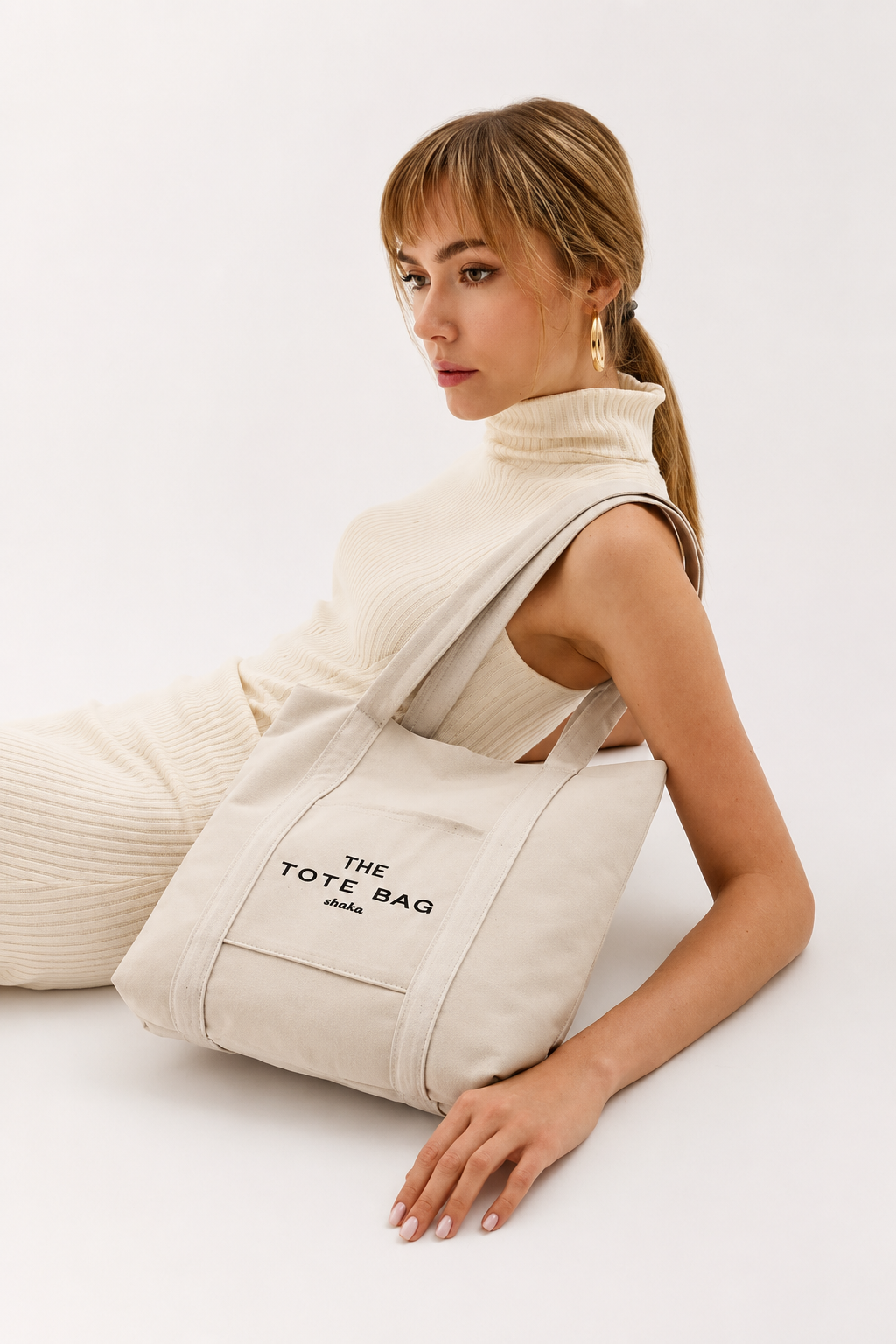 White Canvas Tote