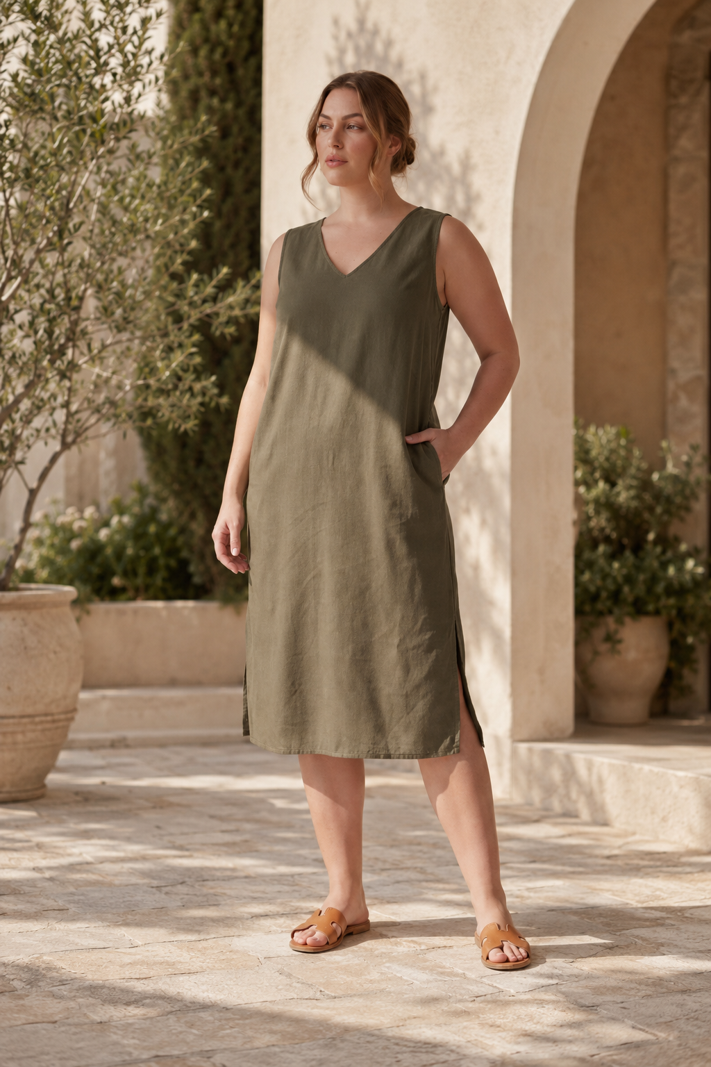 Khaki Dress